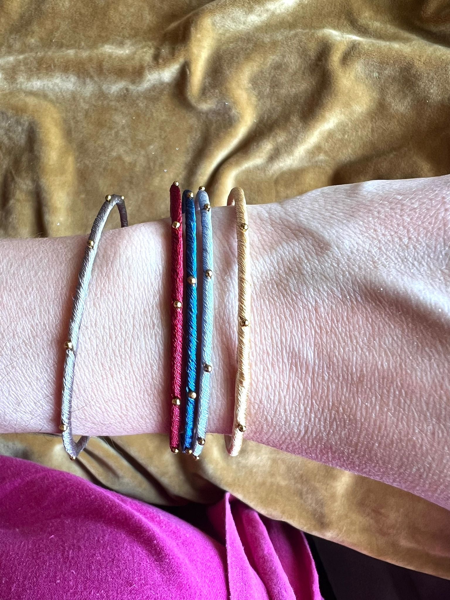 Bracelets fins et tissés (im)parfait ❤️