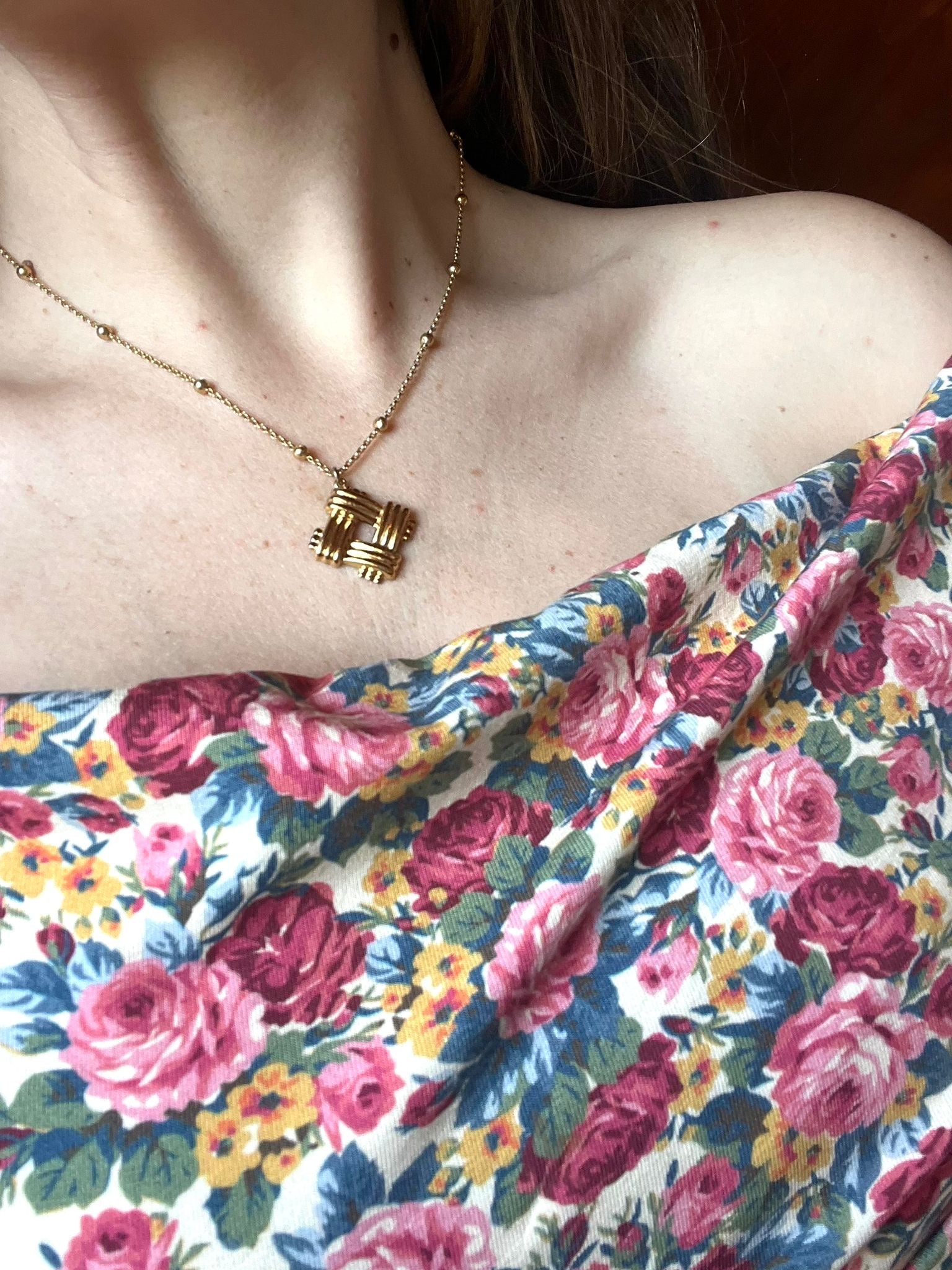 Collier losange (im)parfait ❤️
