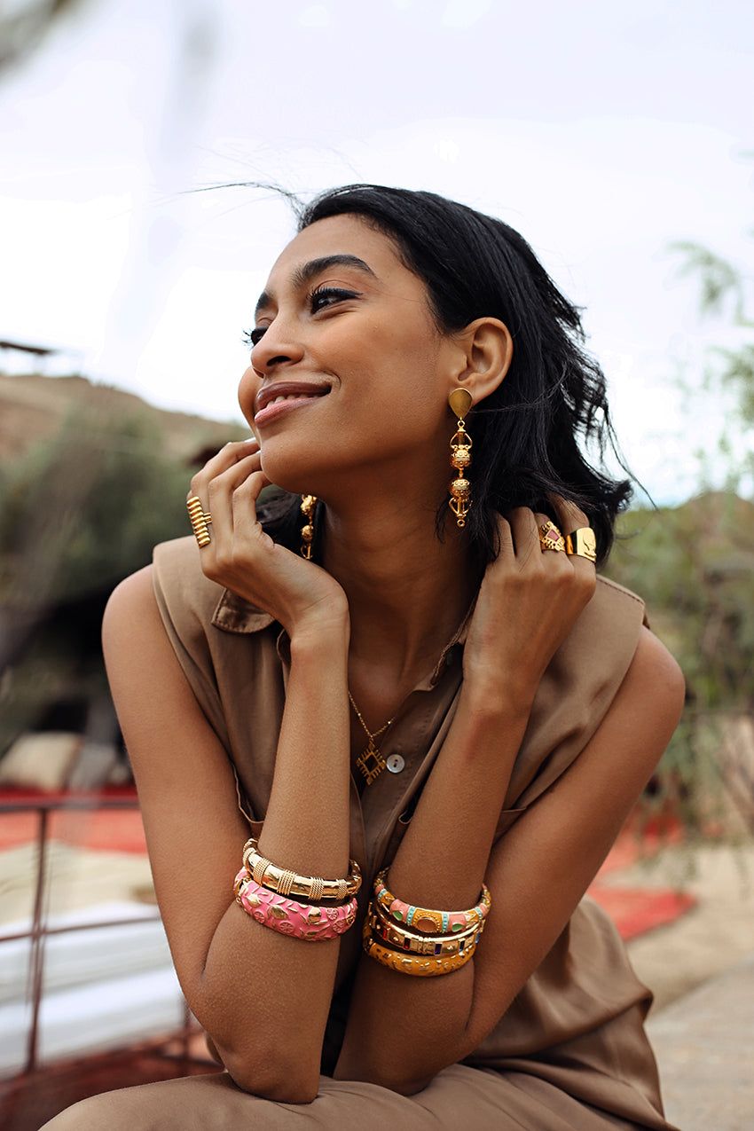 Boucles d'oreilles Priya - Argelouse