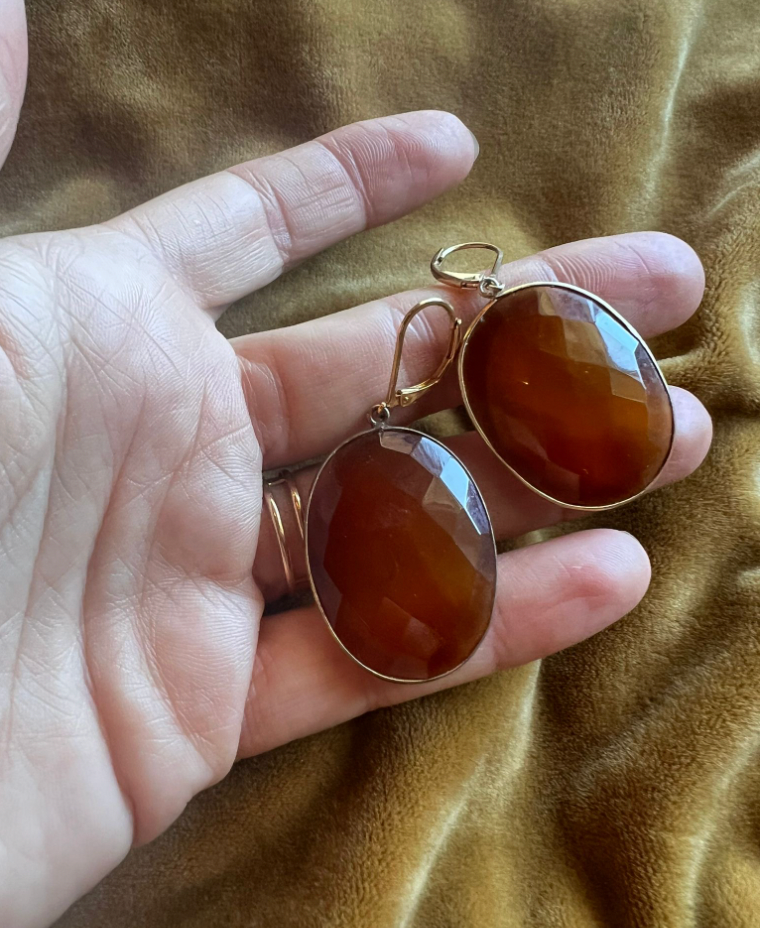 Boucles d'oreilles Aude (im)parfaite ❤️