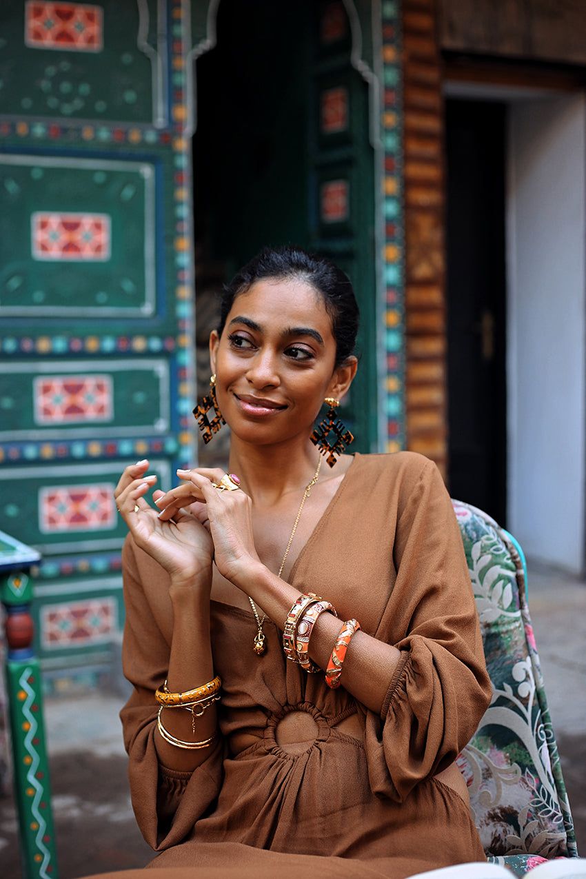 Demi-sautoir Zahra - Argelouse