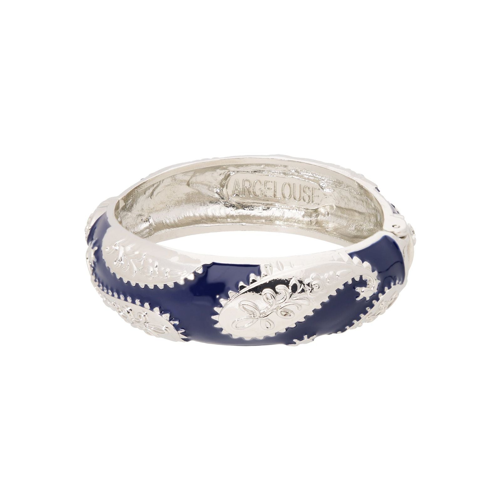 Jonc Amok Cachemire Argent - Argelouse