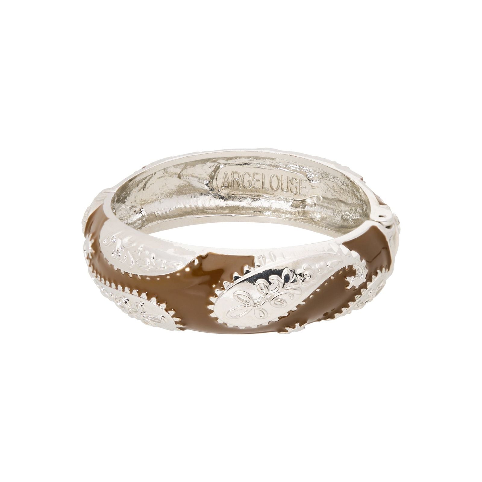 Jonc Amok Cachemire Argent - Argelouse