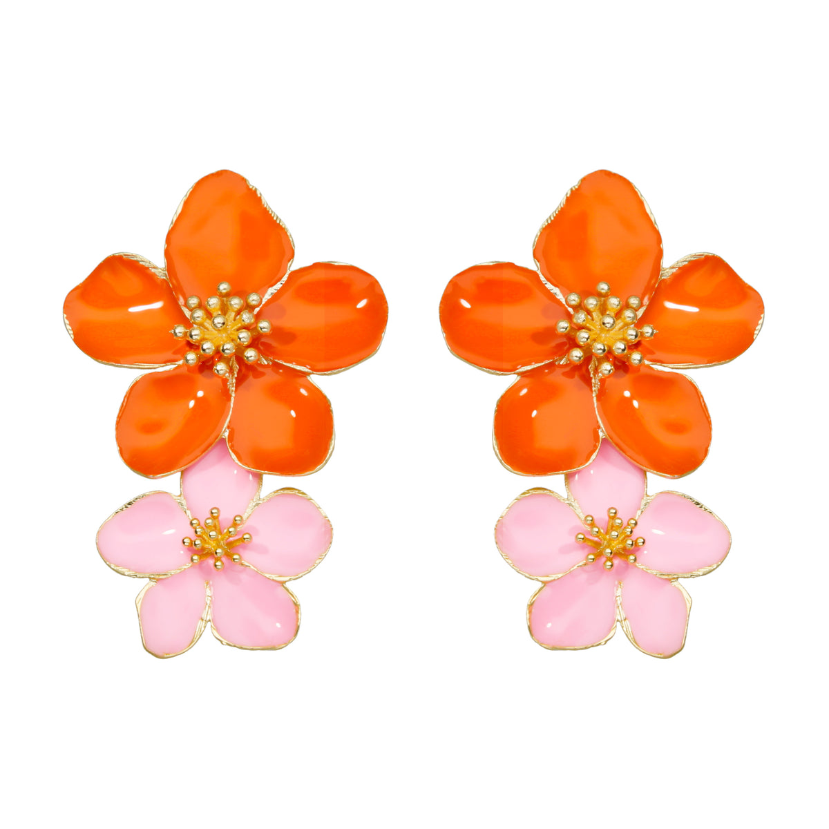 Boucles d'oreilles Hibiscus (précommande)