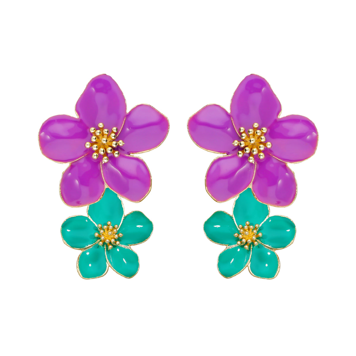 Boucles d'oreilles Hibiscus (précommande)