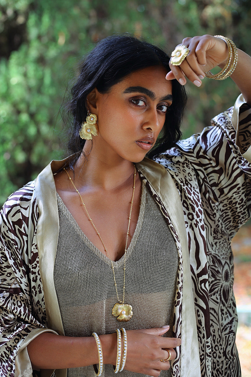 Boucles d'oreilles Nymphea