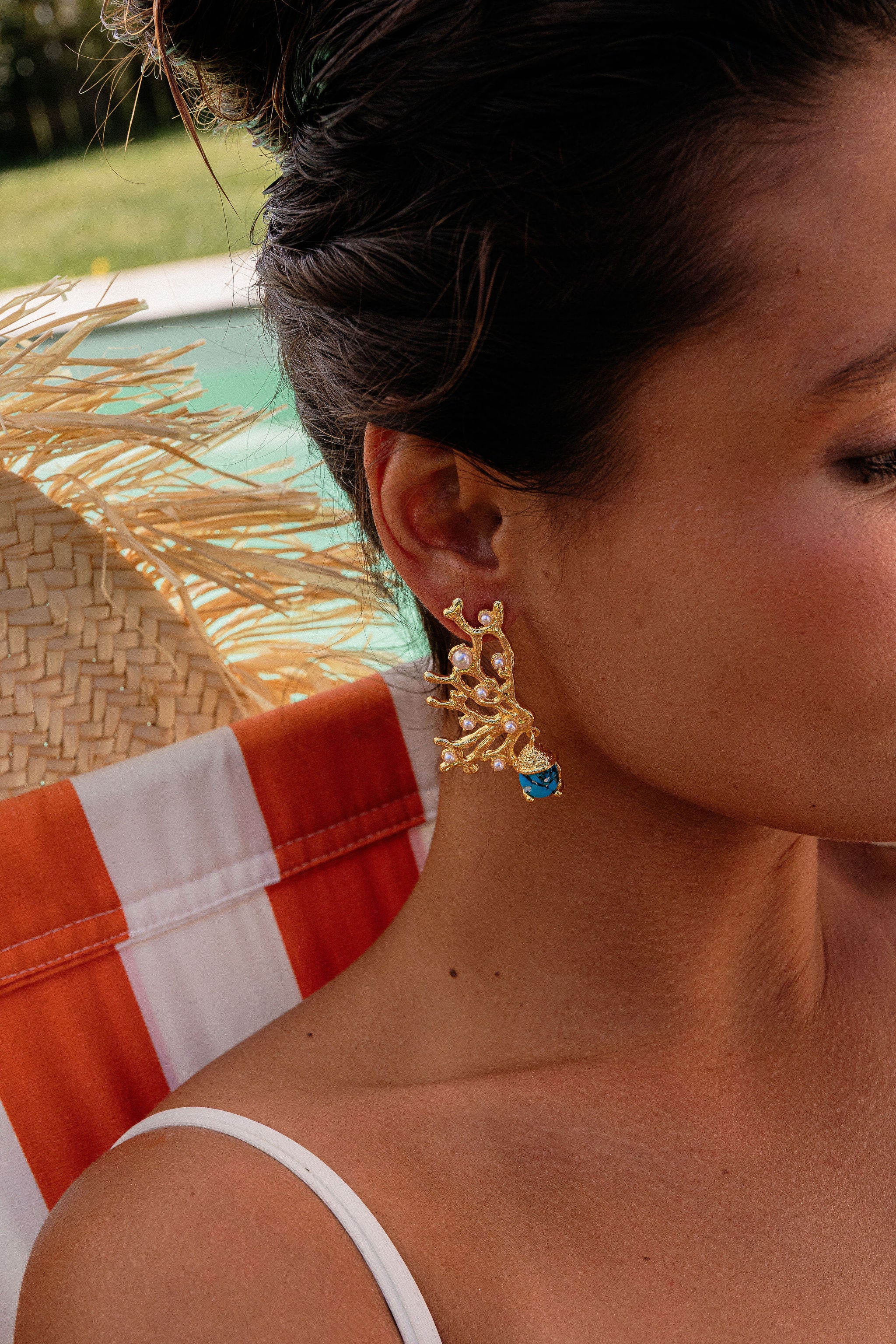 Boucles d'oreilles Corail Crush