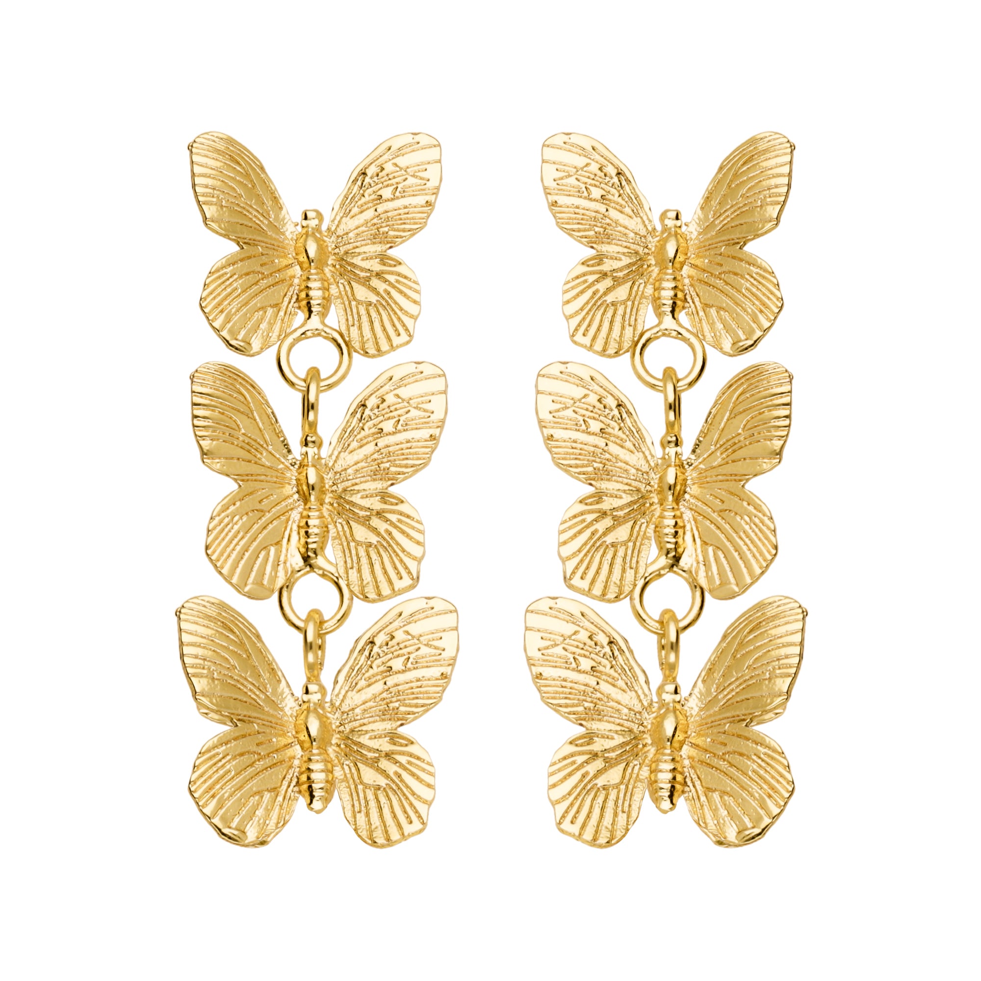 Boucles d'oreilles Butterfly