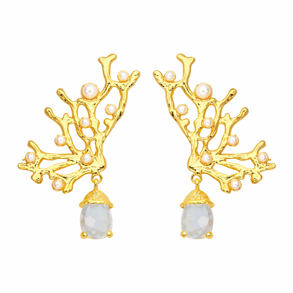Boucles d'oreilles Corail Crush