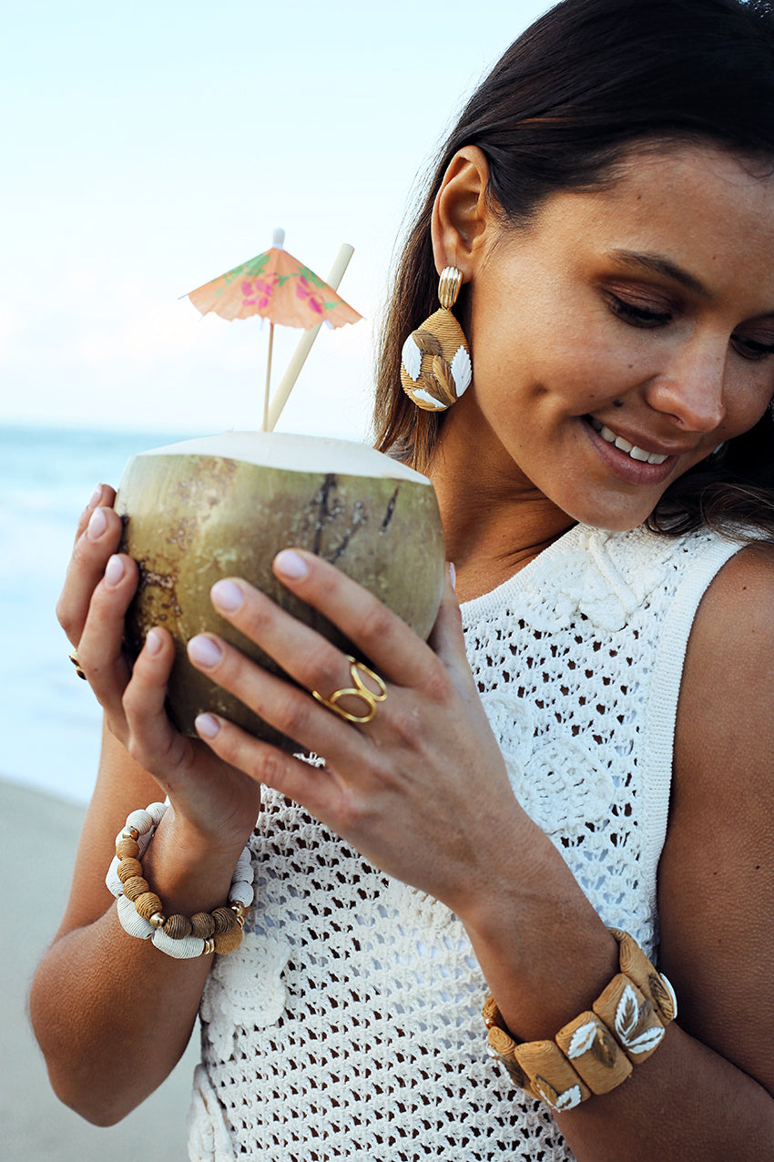 Boucles d'oreilles Monoï