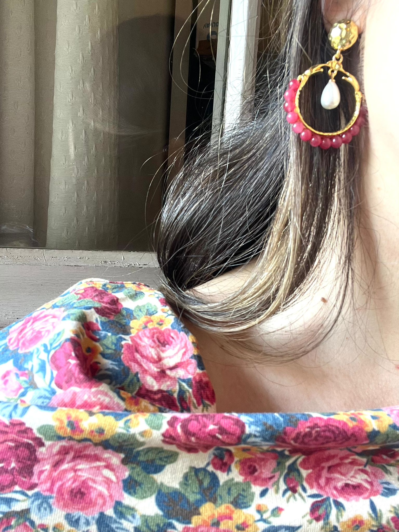 Créoles perles (im)parfaite ❤️