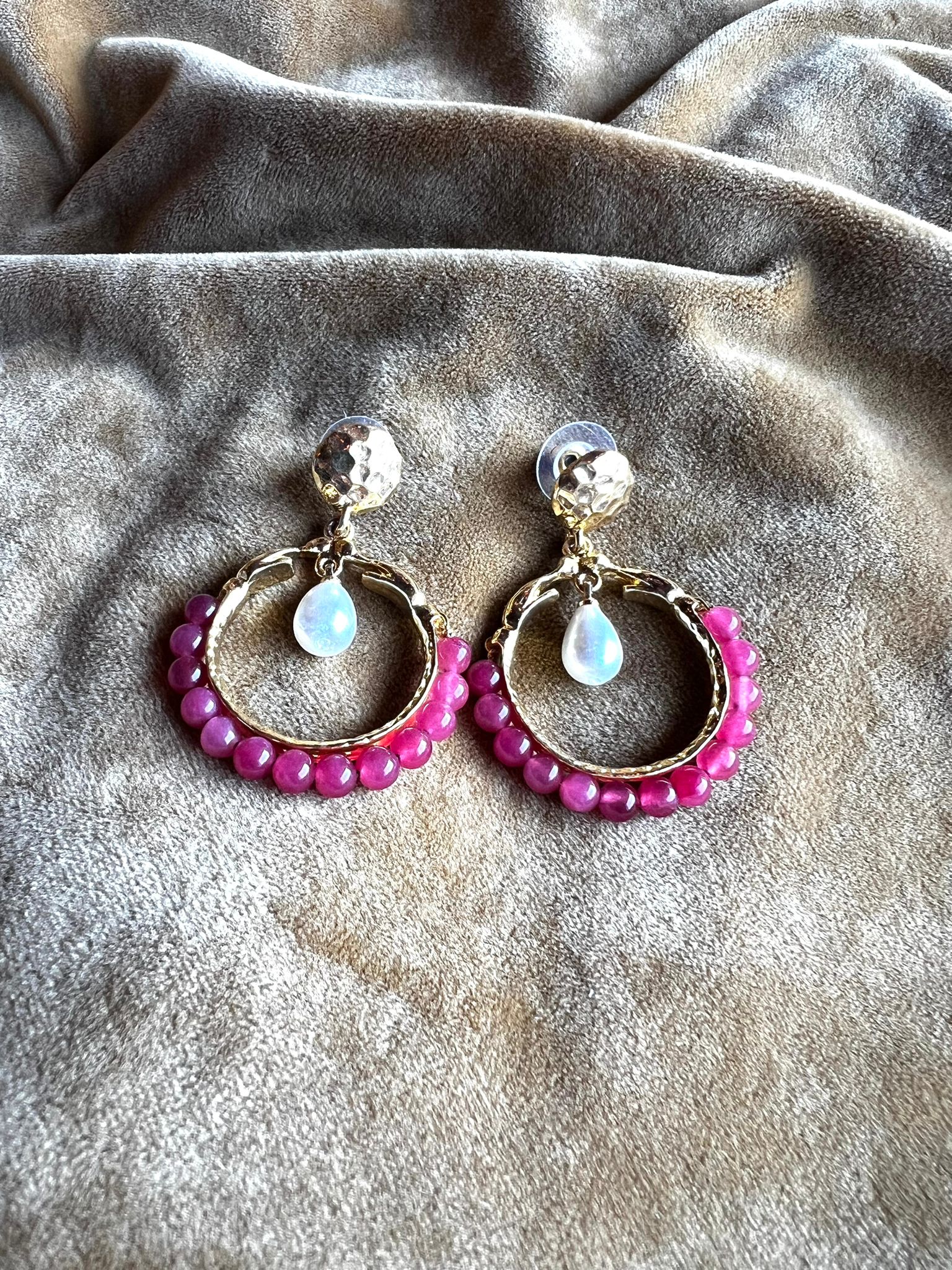 Créoles perles (im)parfaite ❤️