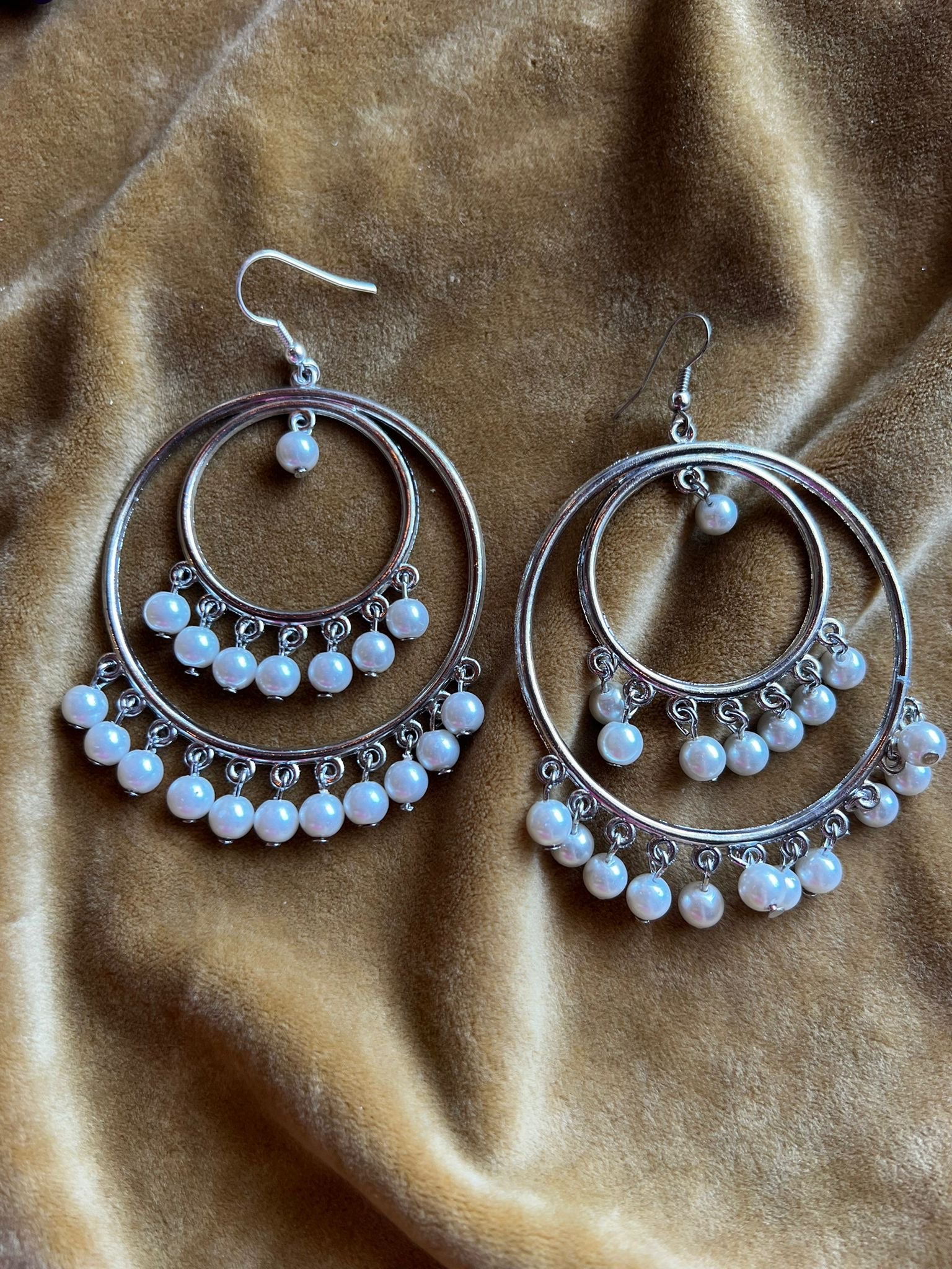 Grande créole à perles (im)parfaite ❤️