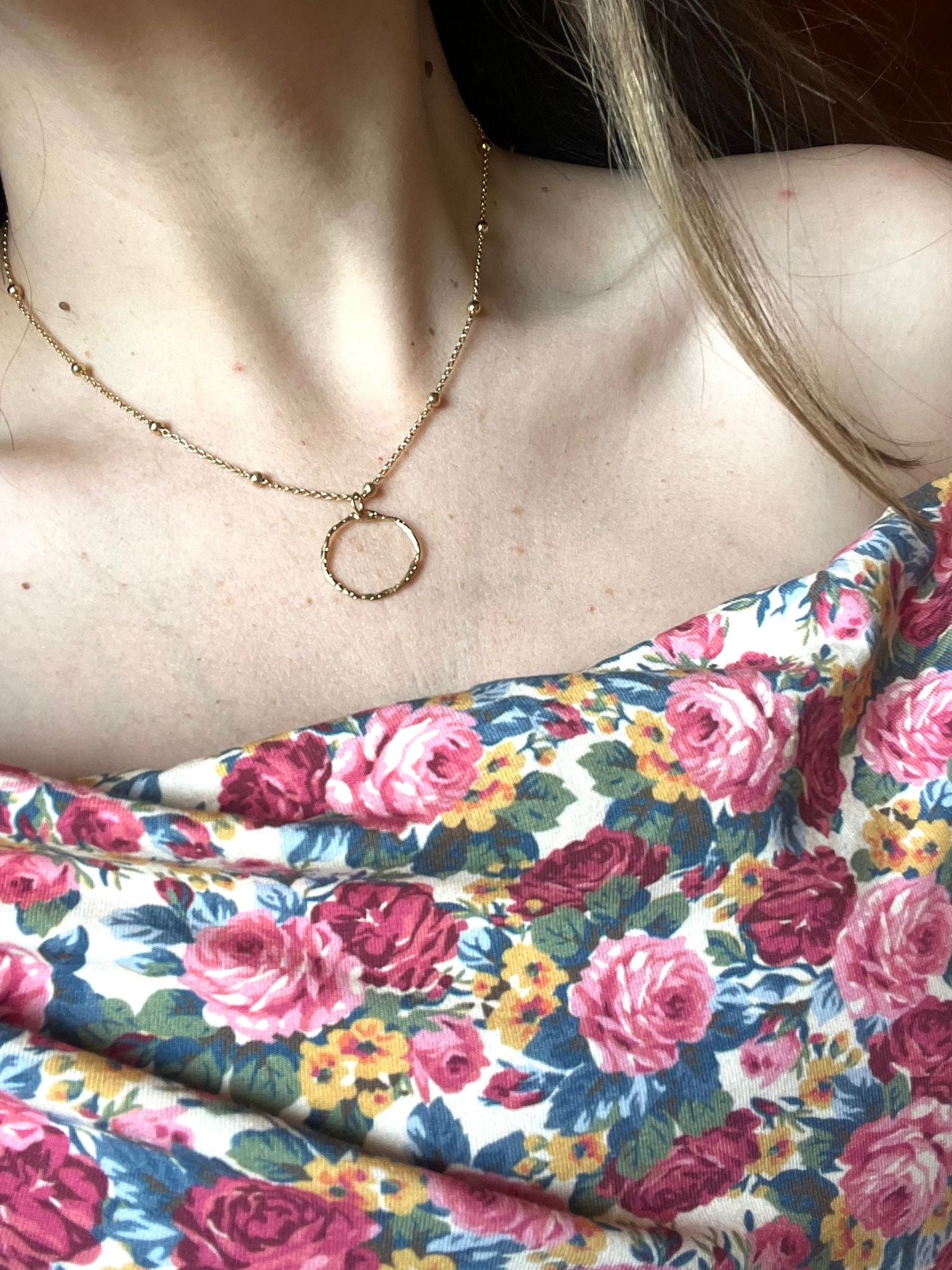 Collier mini rond (im)parfait ❤️