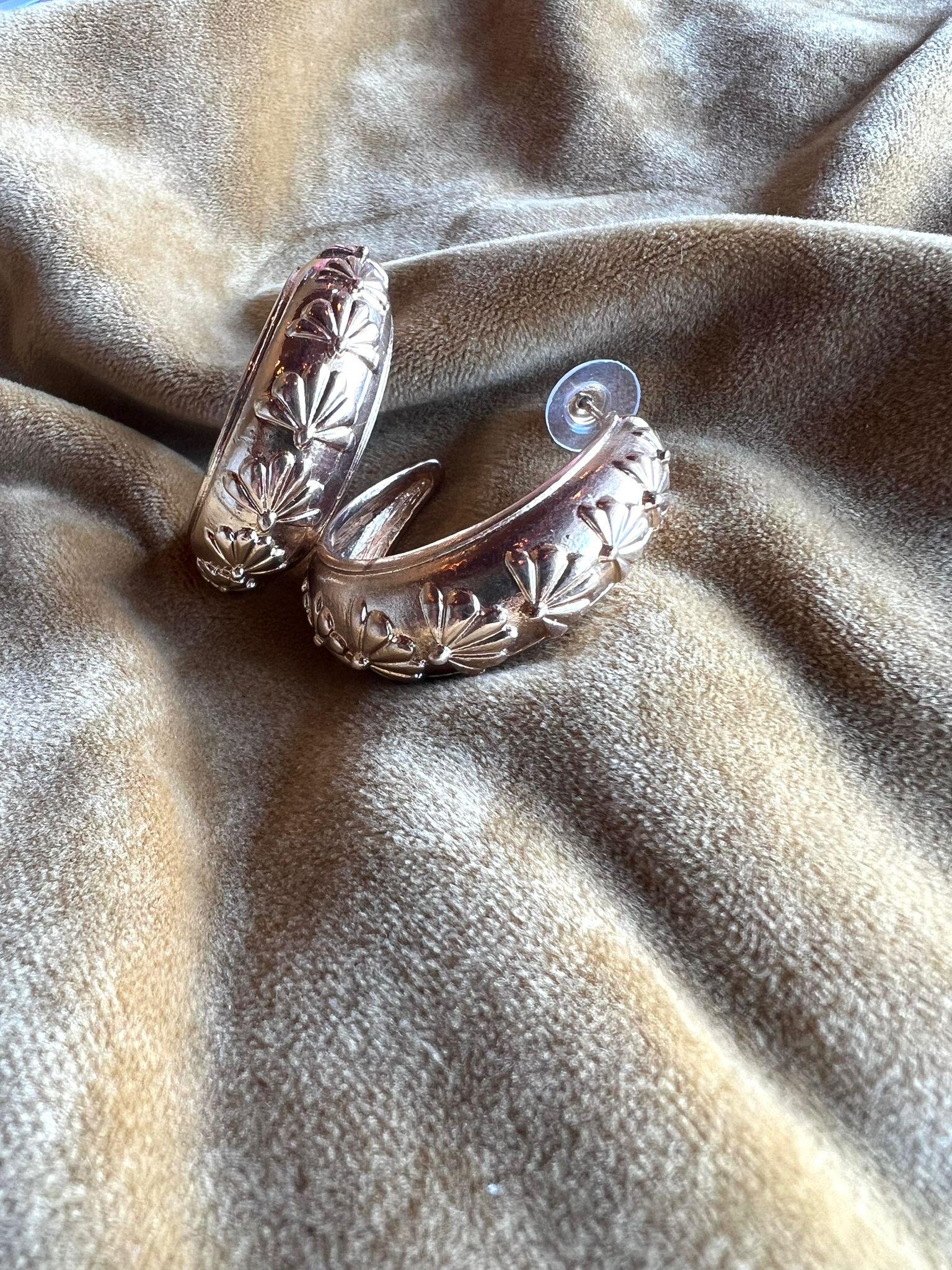 Créoles fleur (im)parfaite ❤️