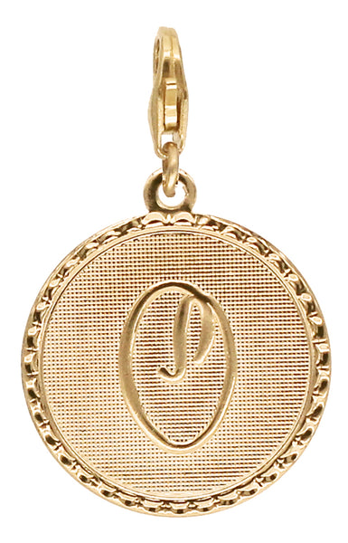 Médaille Monogramme - O / Plaqué or - Collier - Argelouse