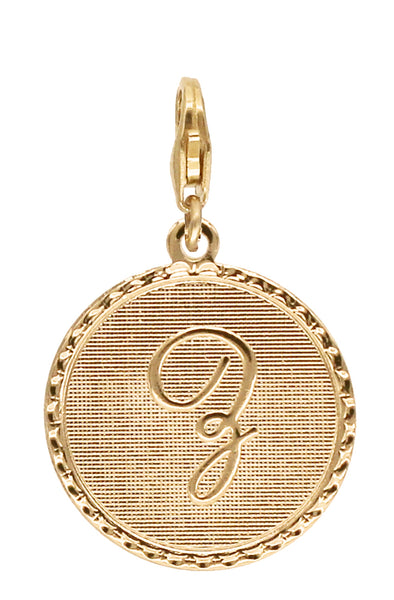 Médaille Monogramme - Z / Plaqué or - Collier - Argelouse